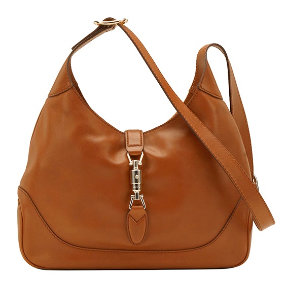 Authentic Gucci Jackie Shoulder Bag 227520 Orange Leather